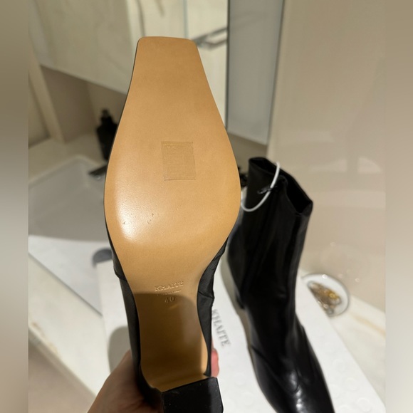 NEW Khaite Nevada Black Ankle Heel Boots - Picture 5 of 6